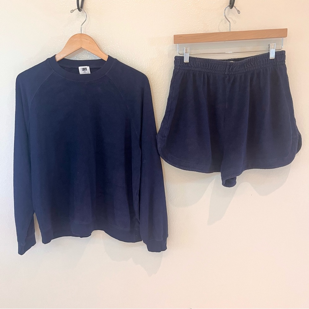 Lunya Deep Sweat Set Size Small